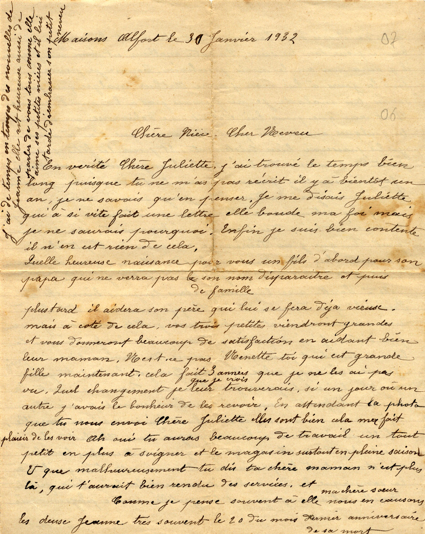 Lettres anciennes Lettres anciennes